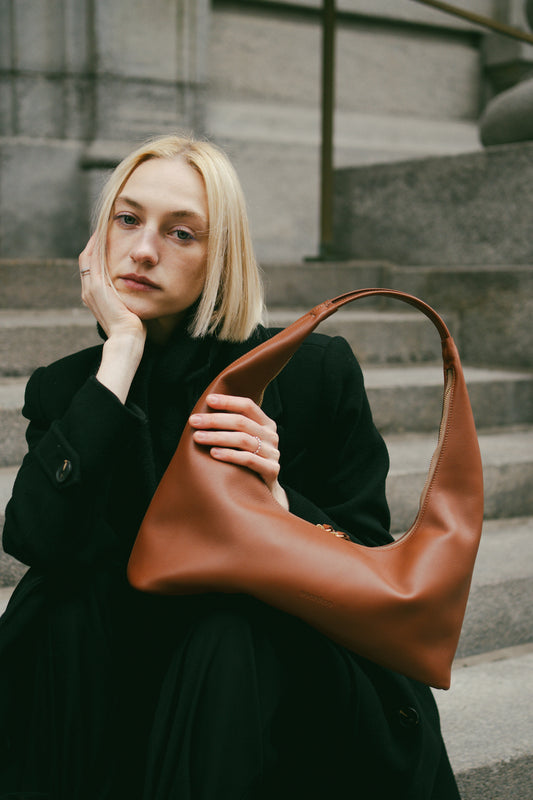 Riviera Hobo en orange vif