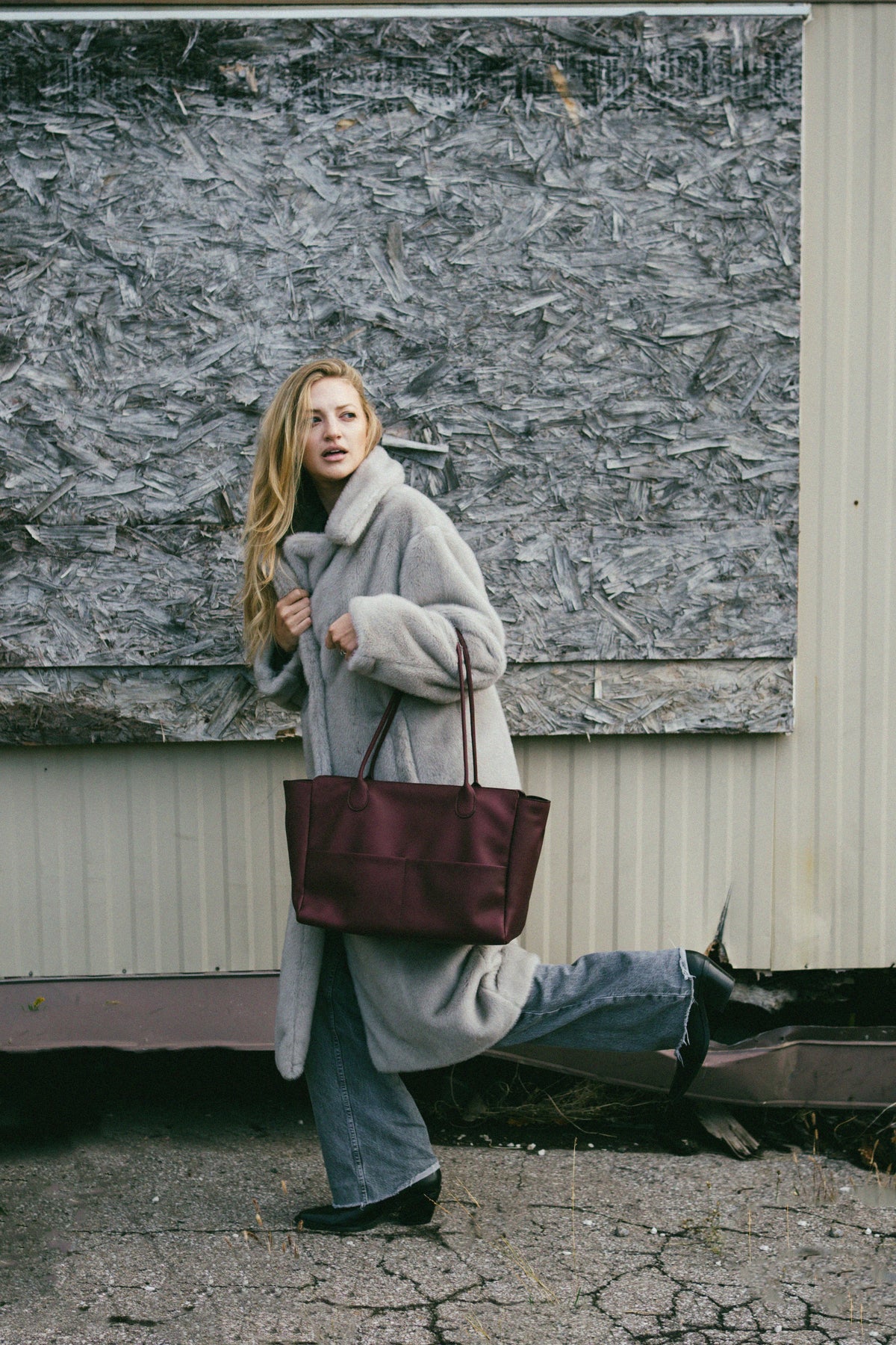 L'Editrice Bag in Plum