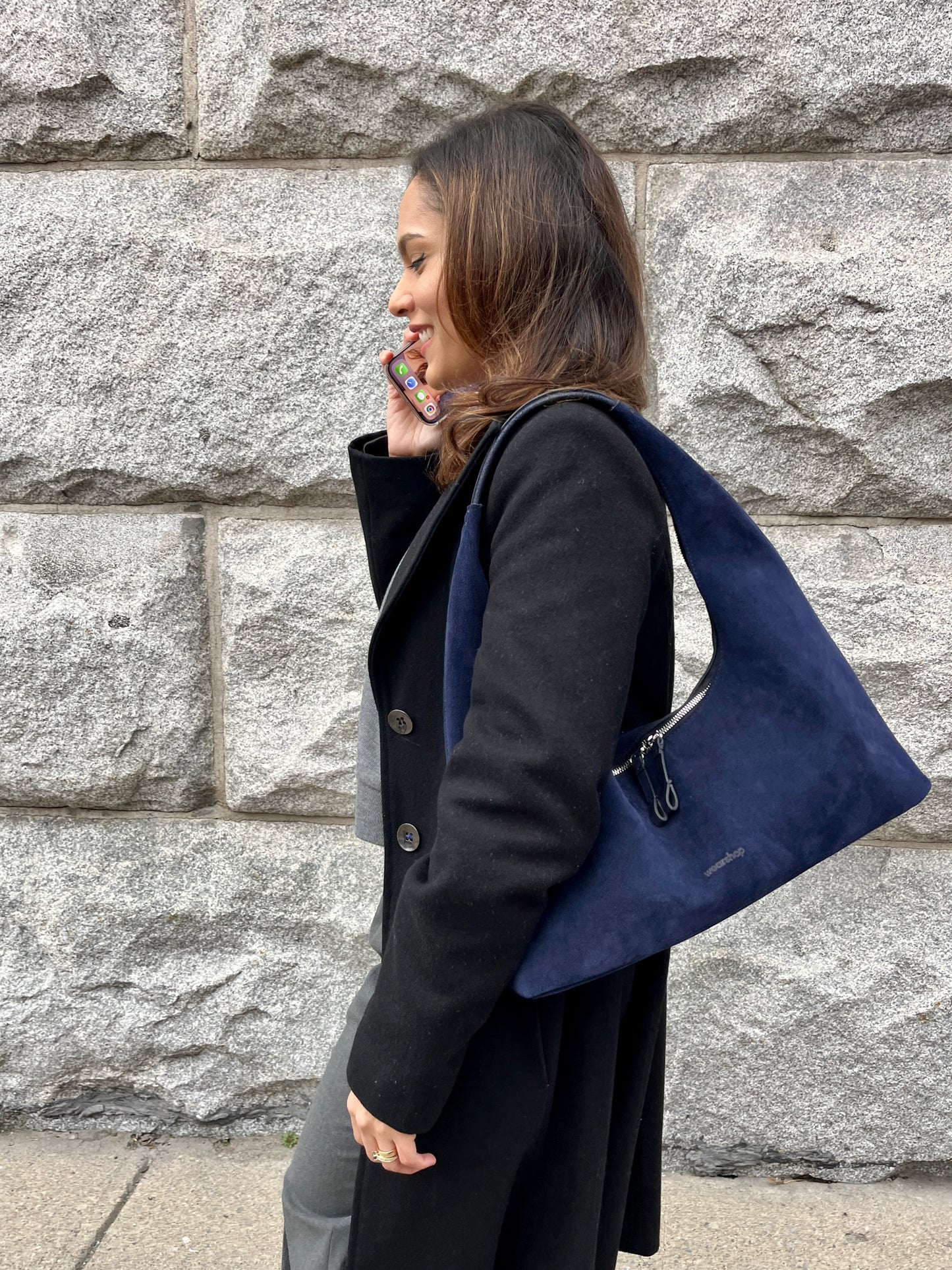 Riviera Hobo en bleu marine
