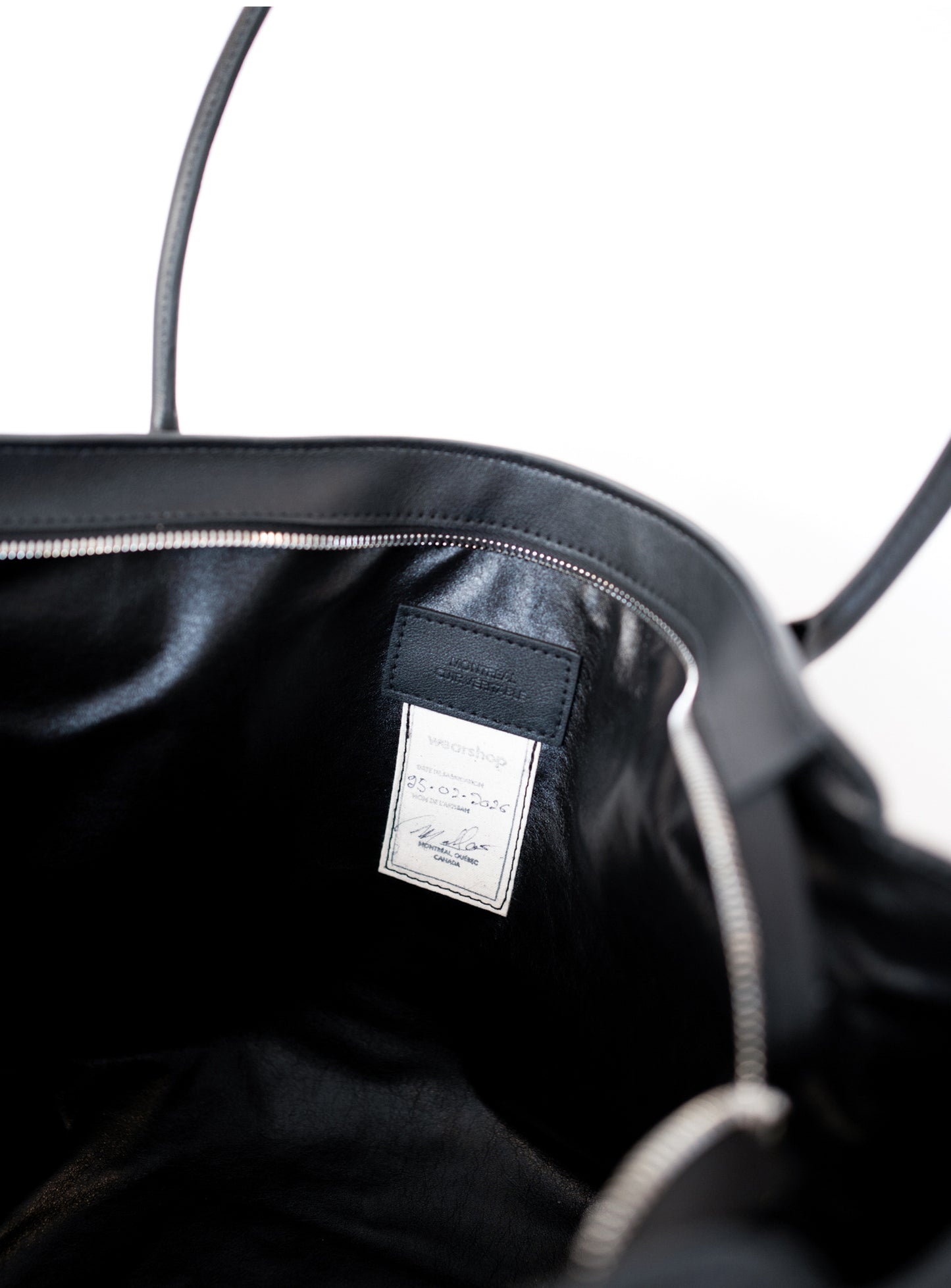 L'Editrice Bag in Smooth Calf Black