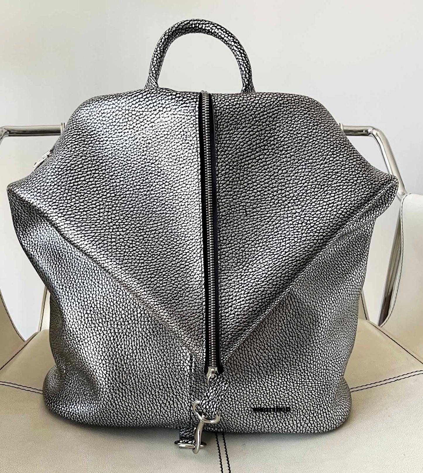 Le sac à dos Mercato en argent
