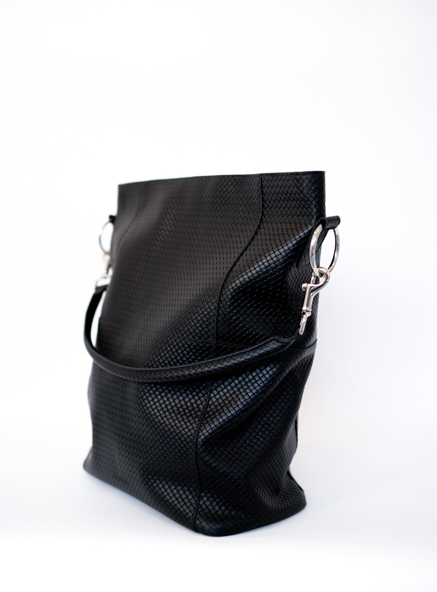 Meletti sac tressé noir