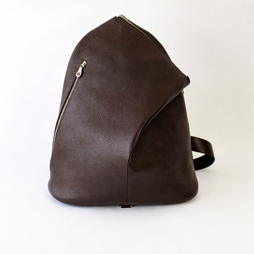 The Mercato Backpack in Brown