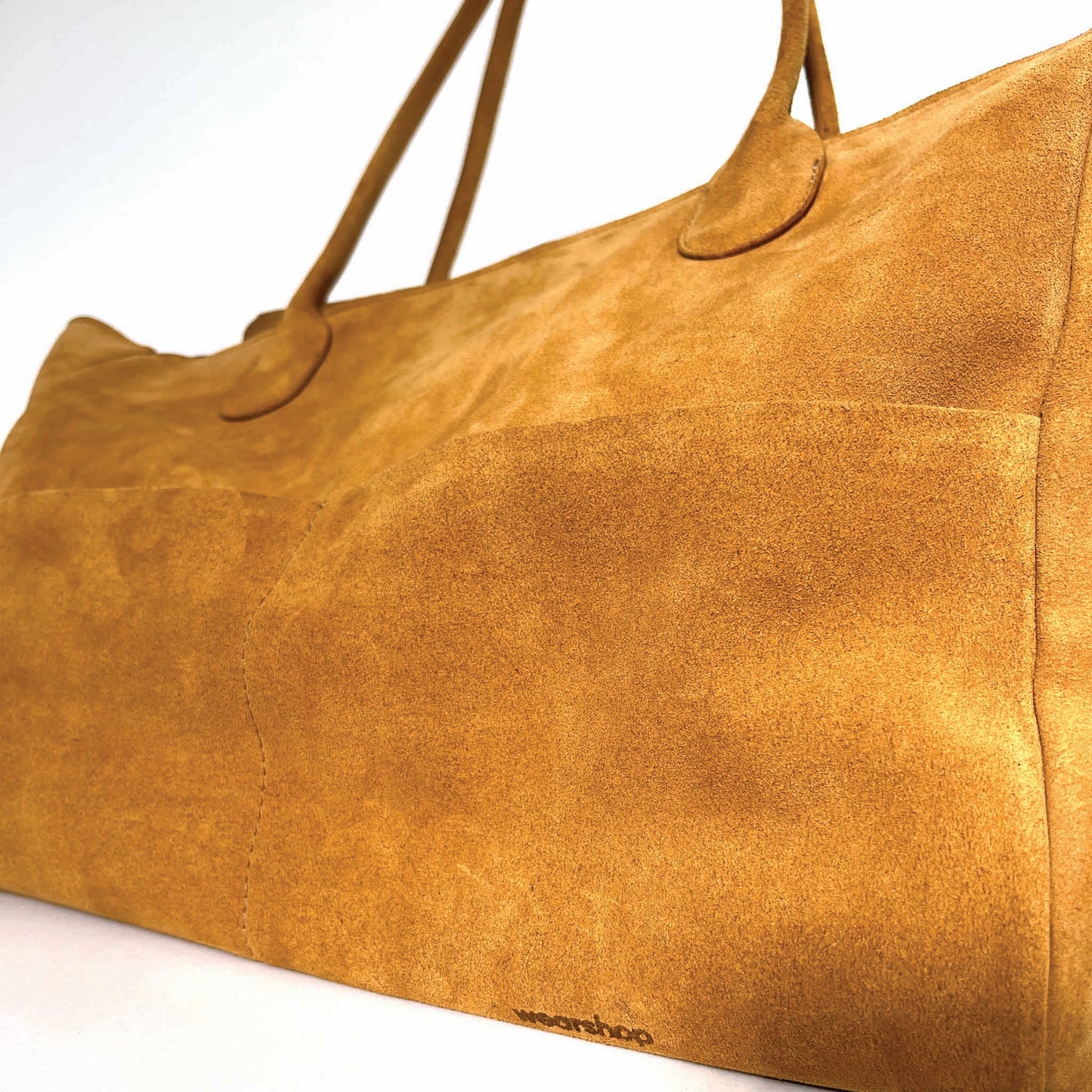 L'Editrice Bag in Honey Suede