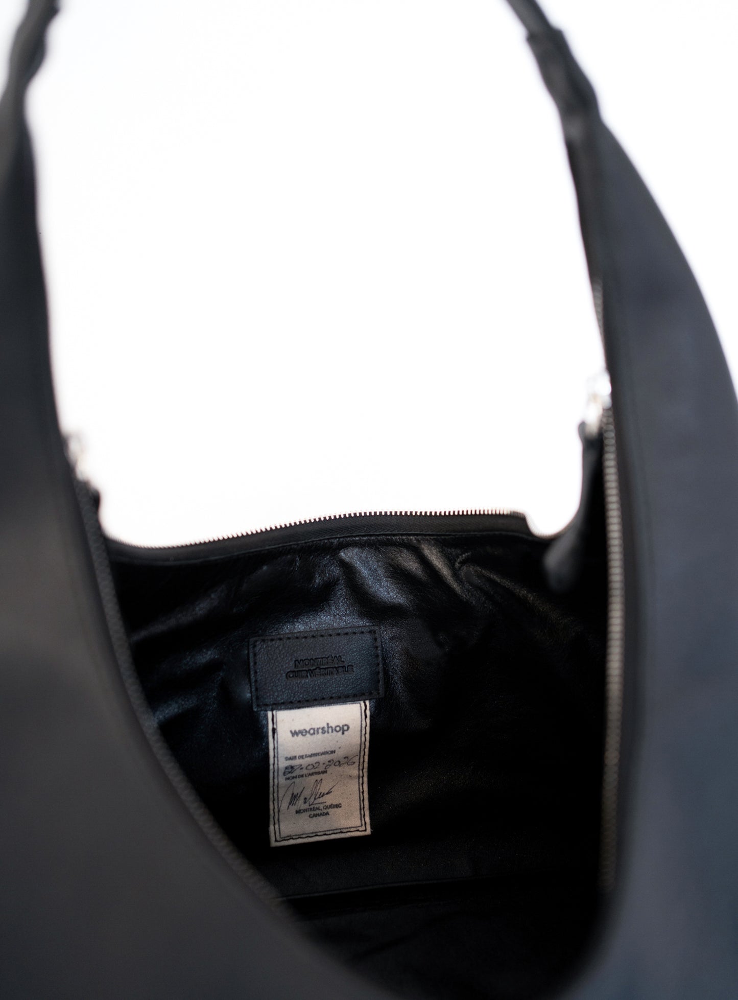 Riviera Shoulder Hobo in Black