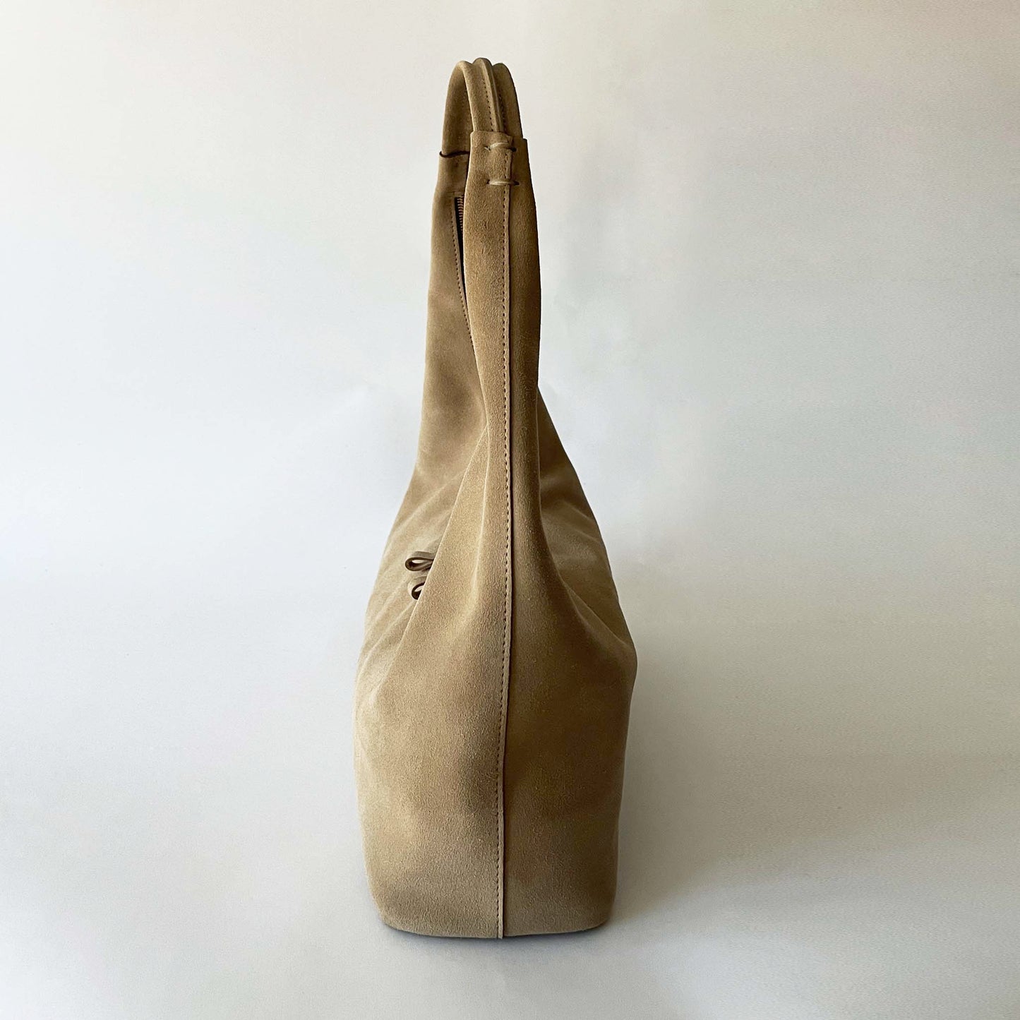 Riviera Hobo en suède crème
