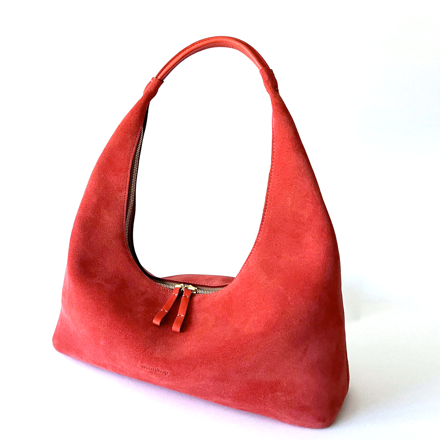 Riviera Hobo en suède coral