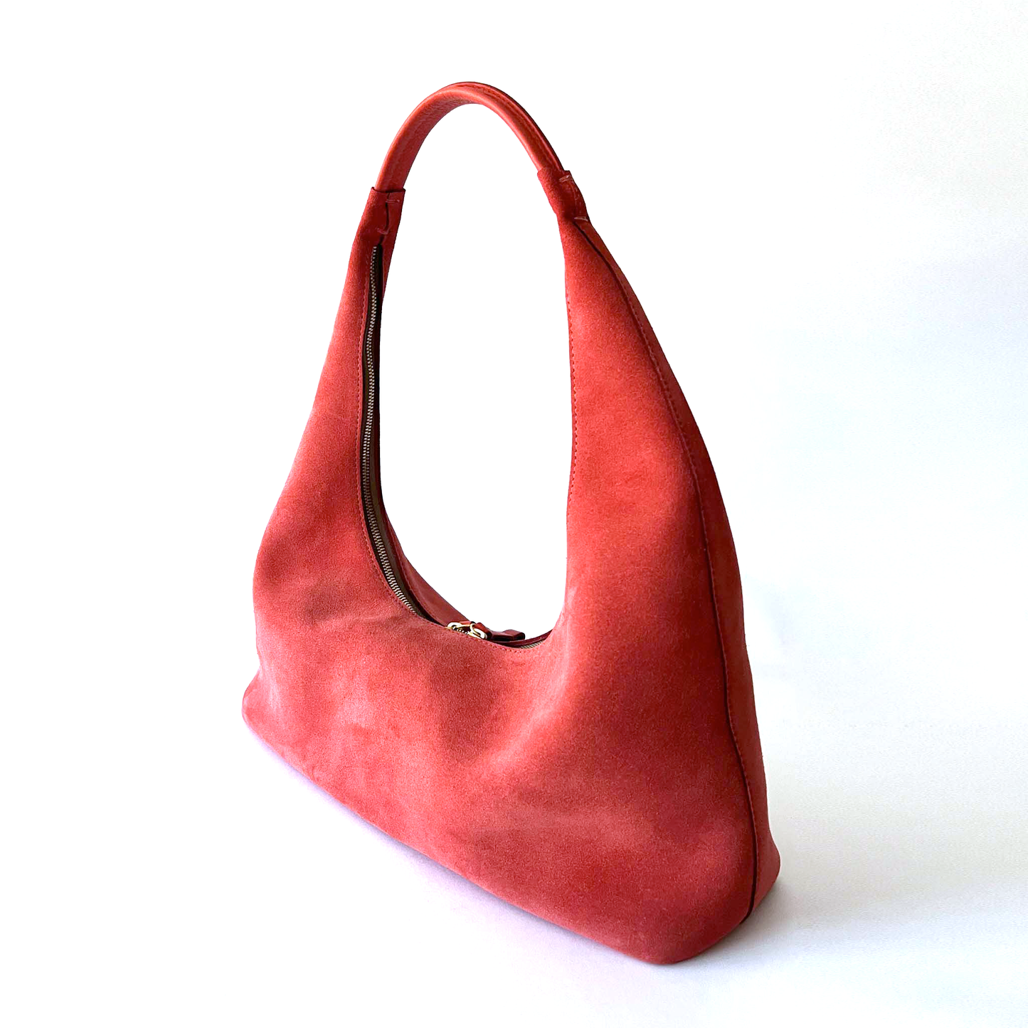 Riviera Hobo en suède coral