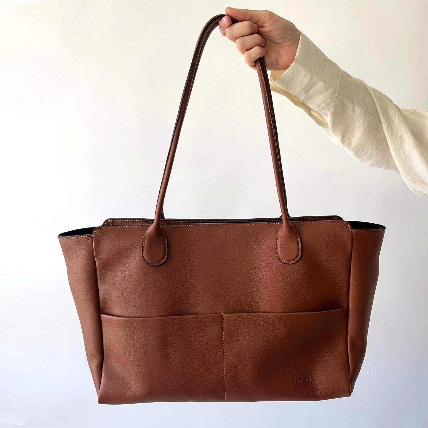 L'Editrice Bag in Cognac