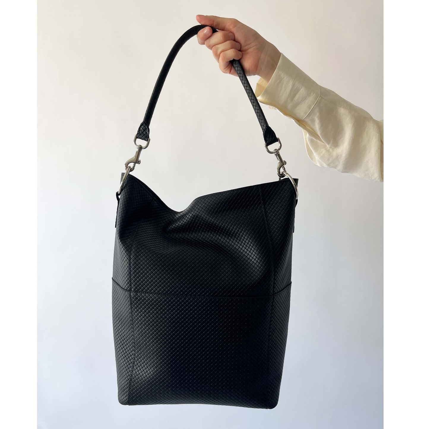 Meletti sac tressé noir