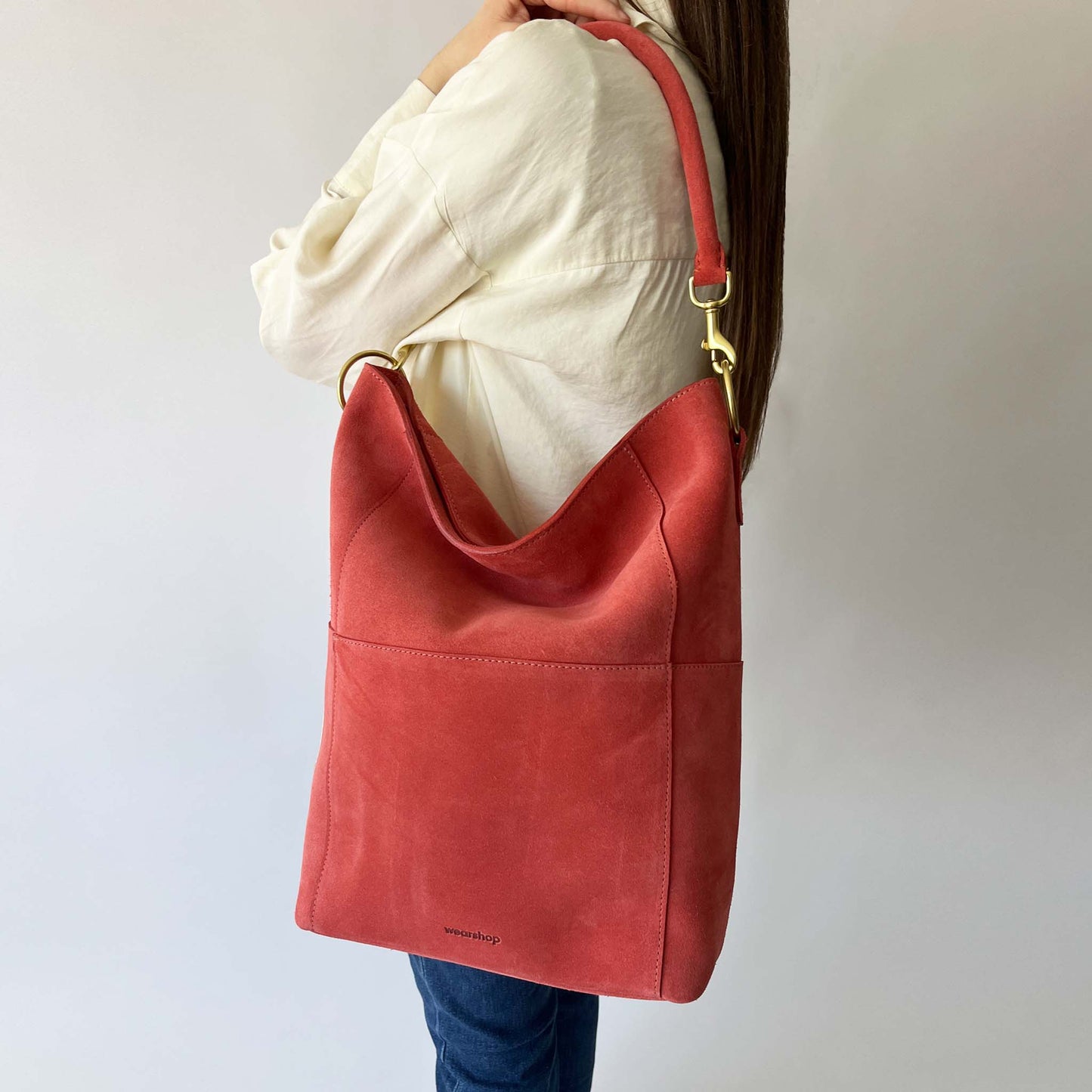 Meletti suède corail