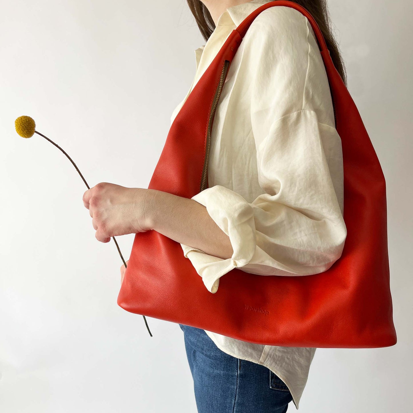 Riviera Hobo en orange vif