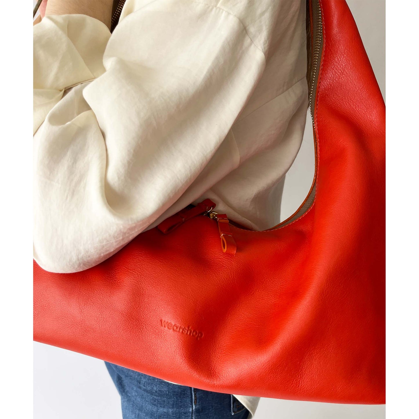 Riviera Hobo en orange vif