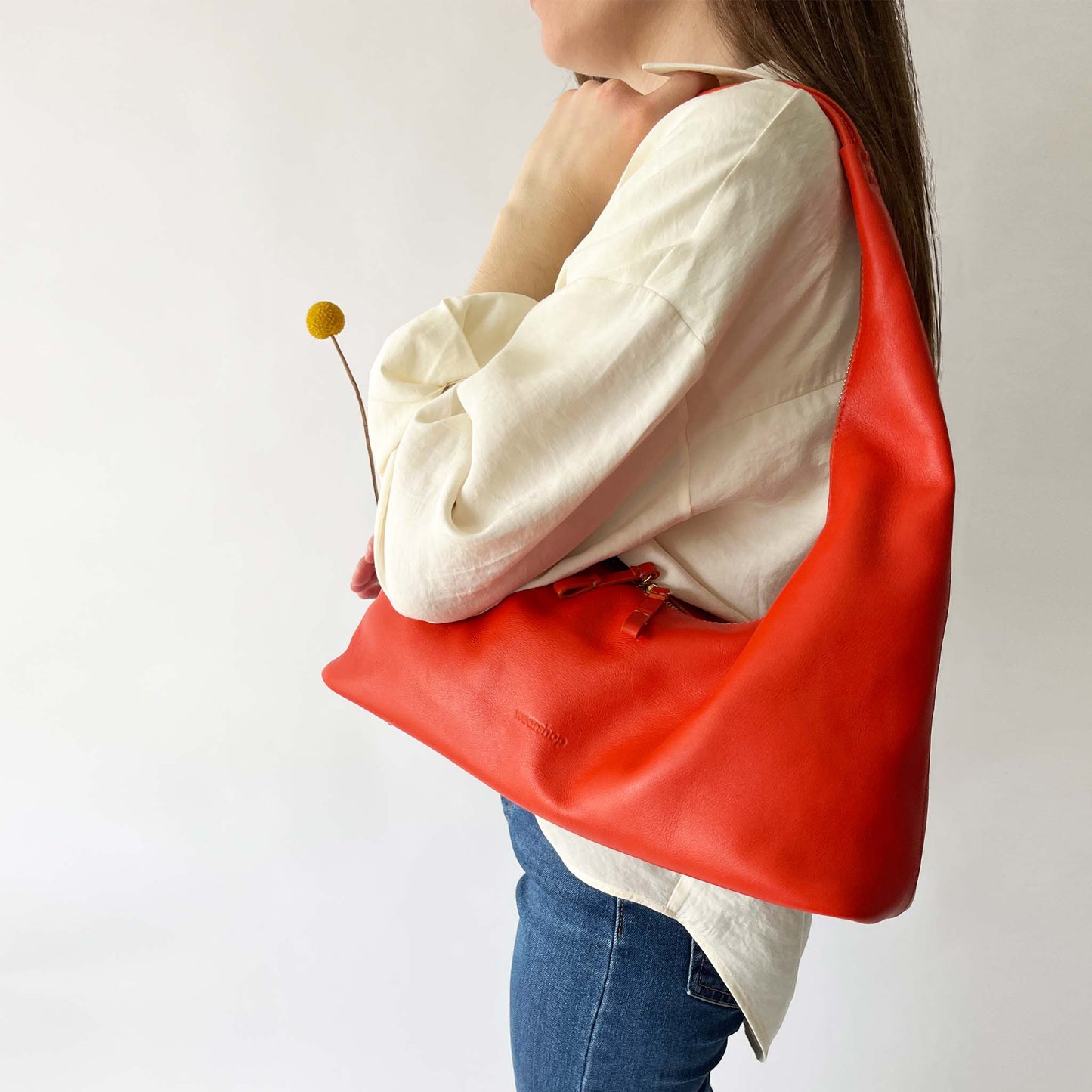 Riviera Hobo en orange vif