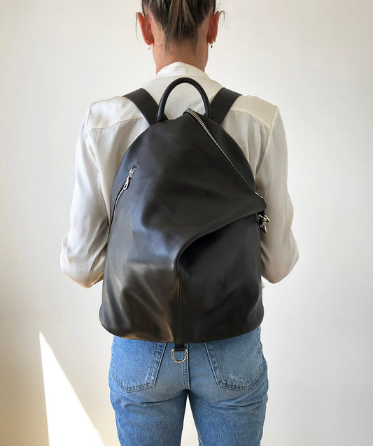 Le sac à dos Mercato en marron foncé