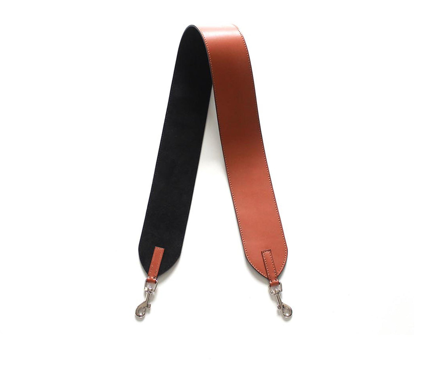 Bandoulière en cuir pour sac Meletti en tan