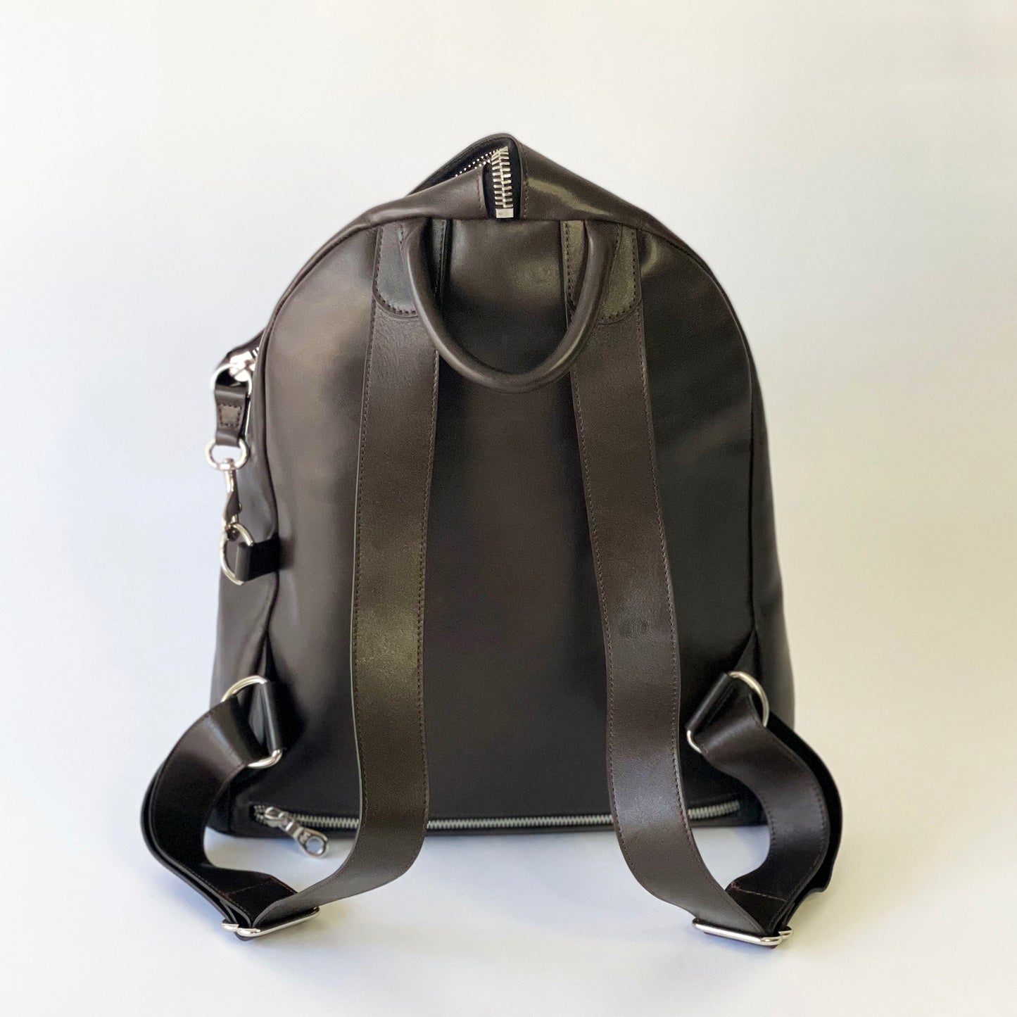 Le sac à dos Mercato en marron foncé