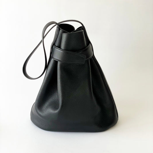 The Navona Bucket Bag in Black