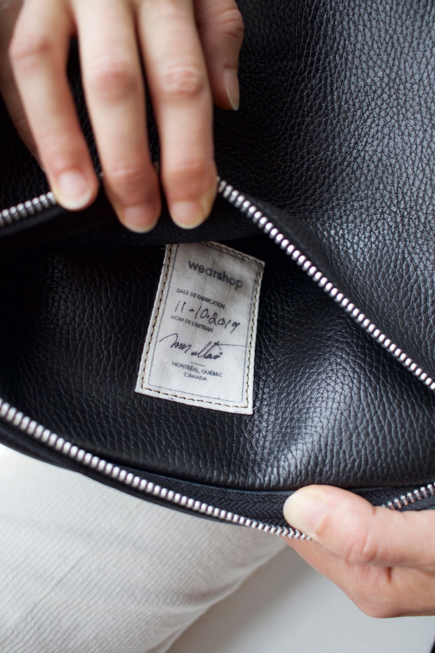 Le sac à dos Mercato en noir