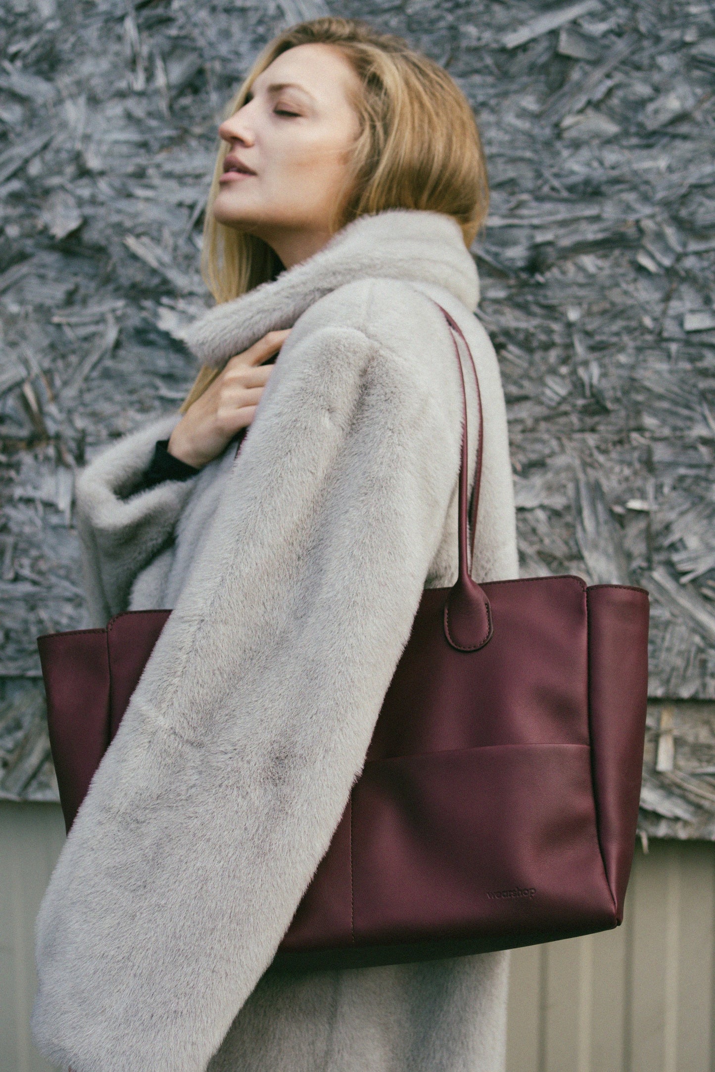 L'Editrice Bag in Plum