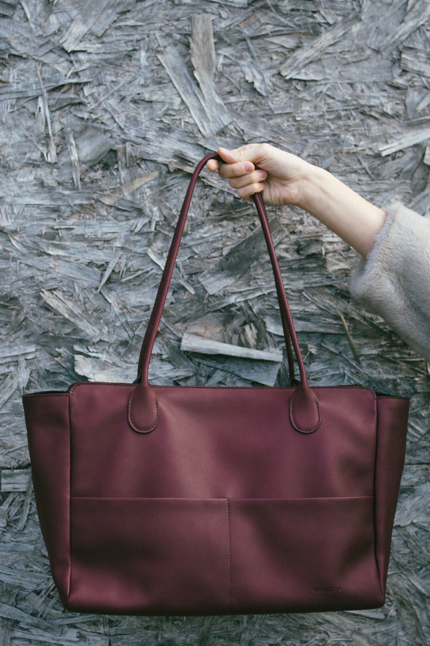 L'Editrice Bag in Plum