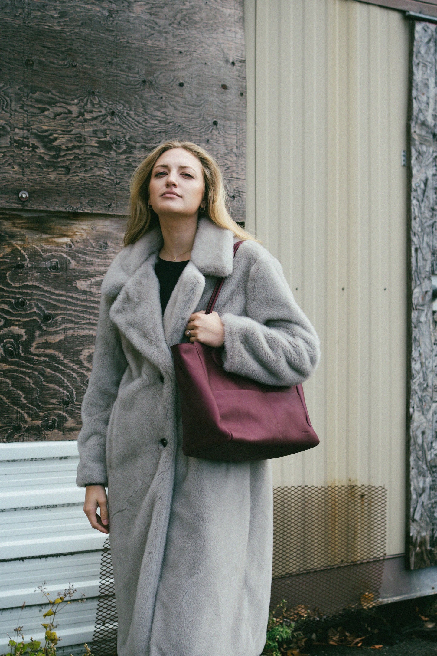 L'Editrice Bag in Plum