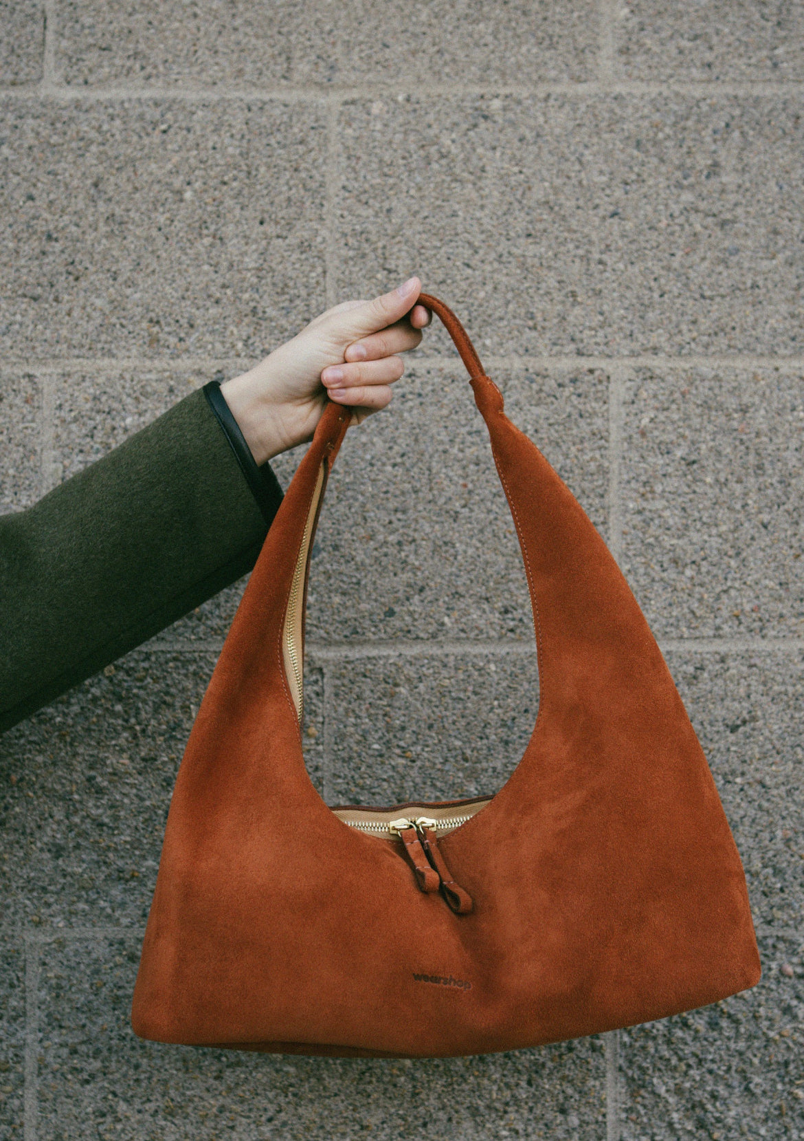 Riviera Shoulder Hobo Rust - Limited Edition