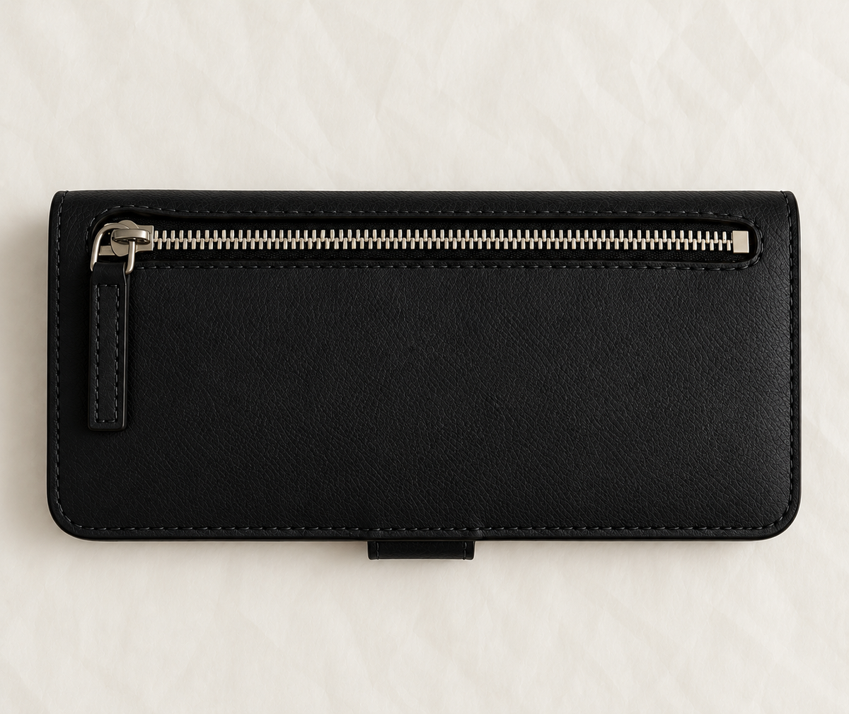 Minimal Continental Wallet in Black