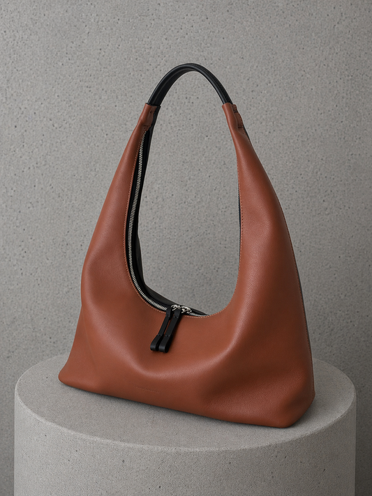  Riviera Hobo en combo cognac et noir