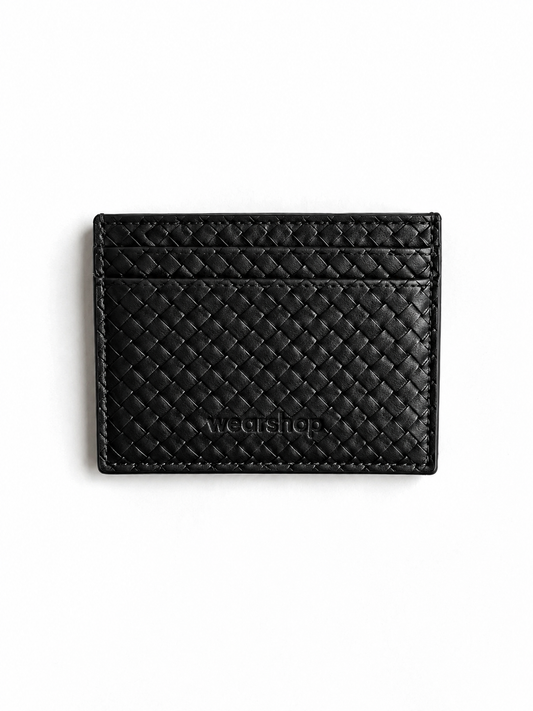 Porte-cartes en havana croco embossé