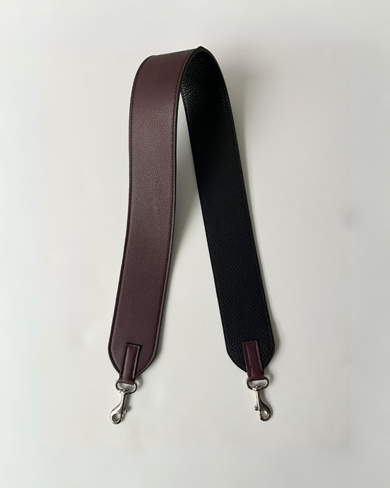 Leather strap for Meletti bag in Bourgogne