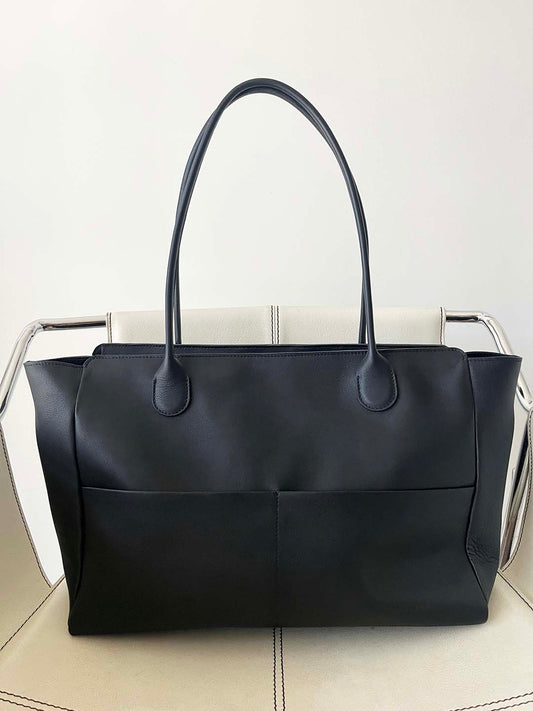 L'Editrice Bag in Smooth Calf Black