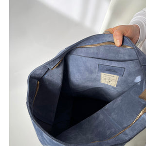 Meletti Powder Blue Suede
