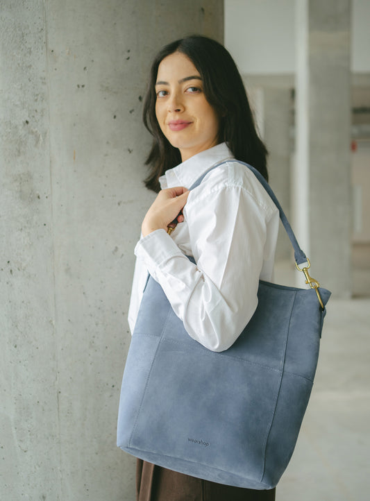 Meletti Powder Blue Suede