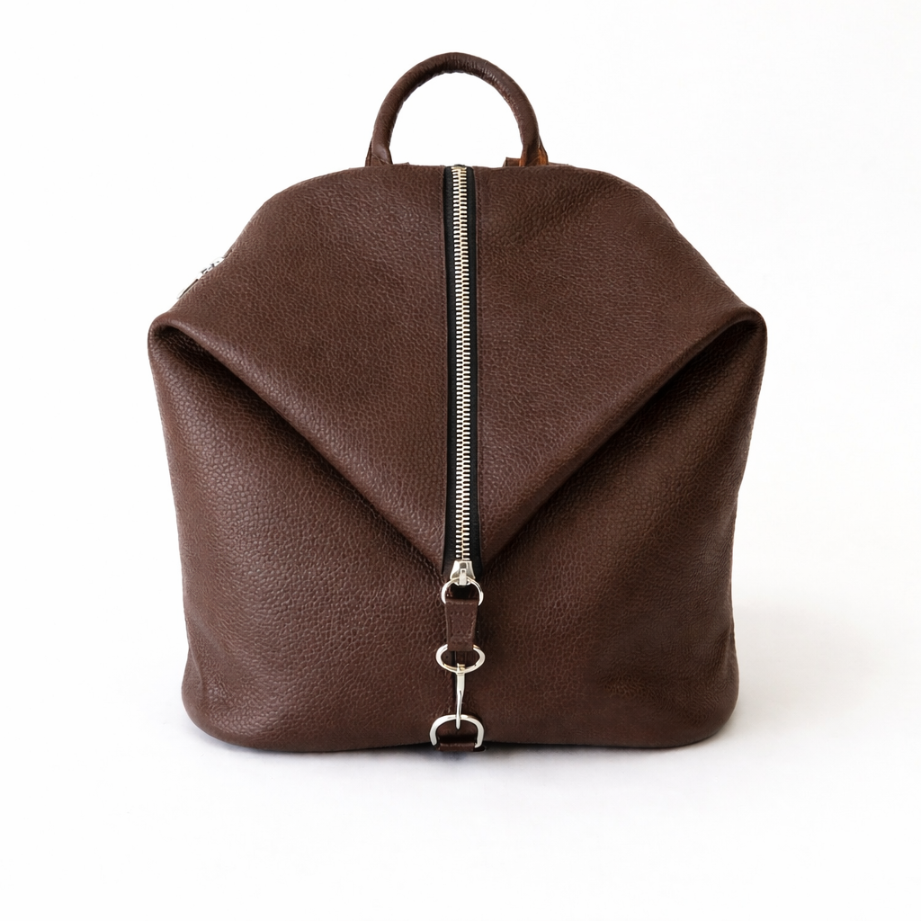 The Mercato Backpack in Brown