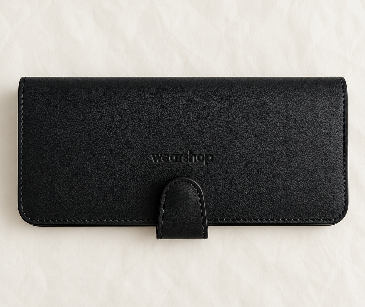 Minimal Continental Wallet in Black