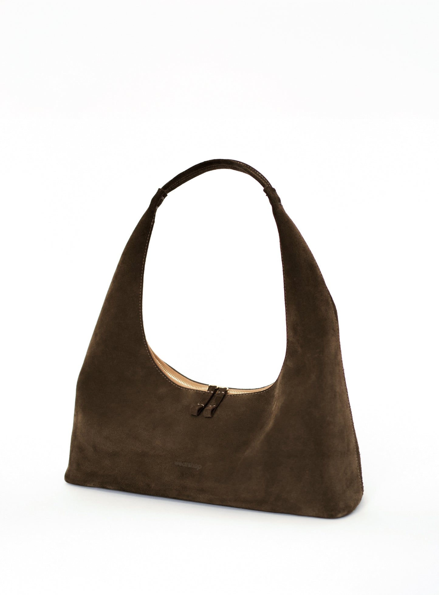 Sac hobo Riviera en suède brun