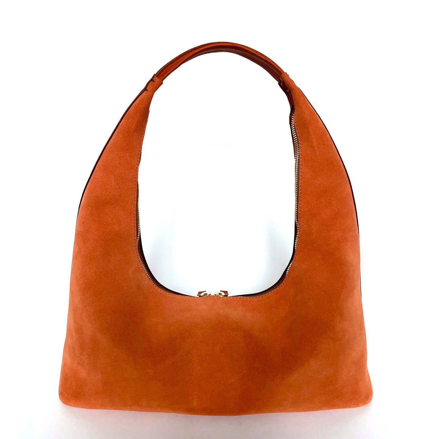 Riviera Shoulder Hobo in combo Rust/Peach