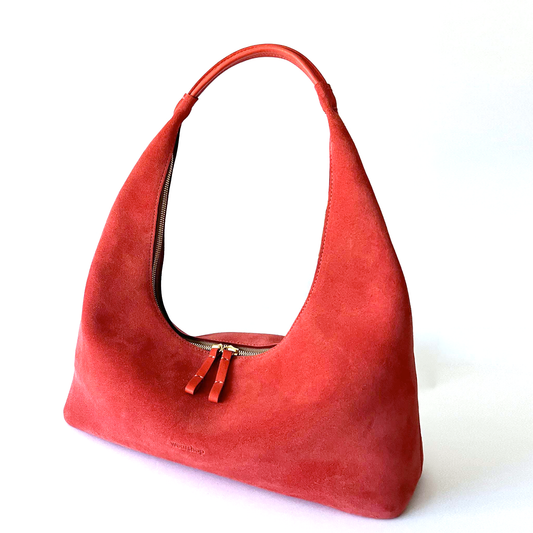  Riviera Hobo en suède coral