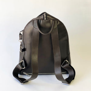 The Mercato Backpack in Dark Brown
