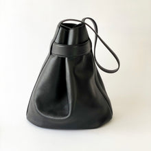 Load image into Gallery viewer, The Navona Bucket Bag in Black
