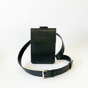 The Pitti Belt Bag in Pebble Black