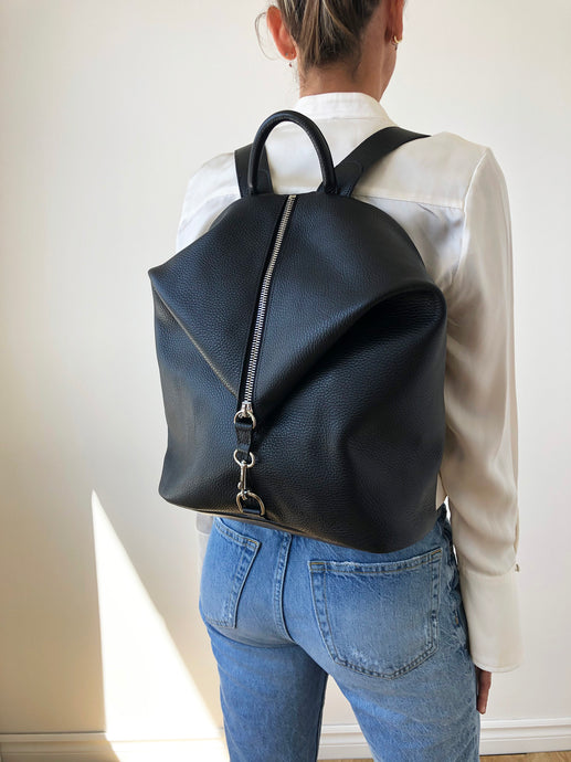 The Mercato Backpack in Black